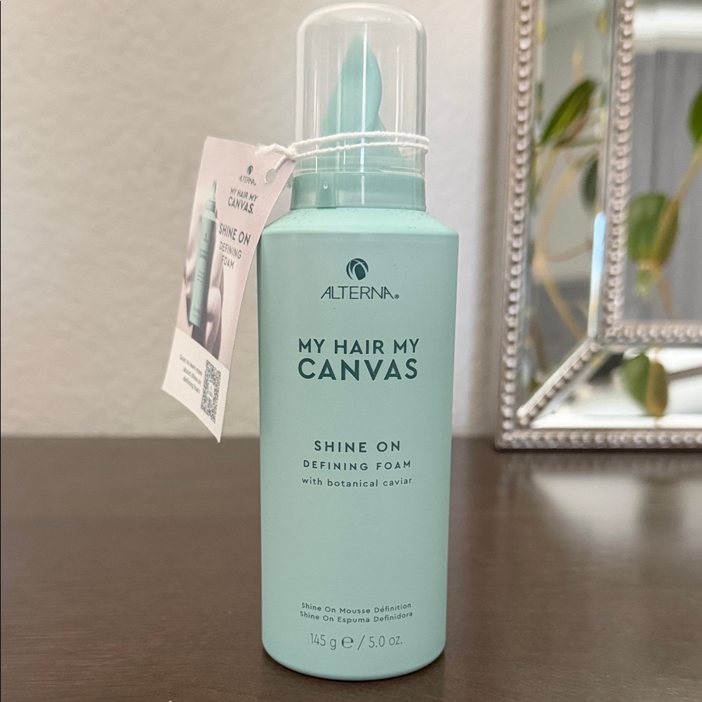 Alterna My Hair Canvas-Shine On Defining Foam - with botanical caviar